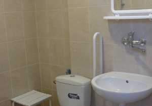 zdjęcie toalety przedstawiające umywalkę i sedes